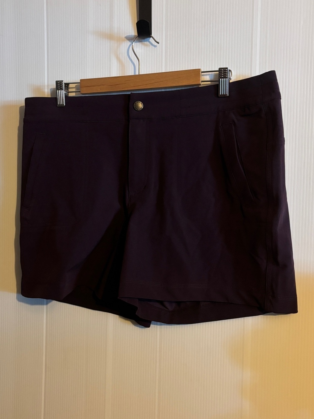 Women’s Athletic Shorts in Dark Plum